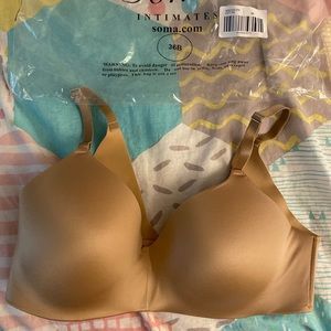 Soma Vanishing Back Wireless Bra 36B